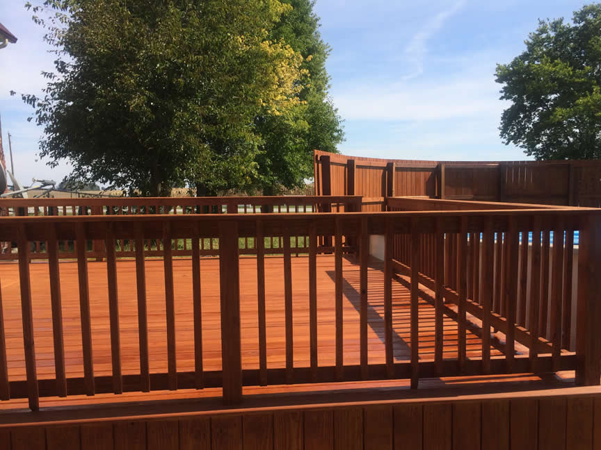 Stained Deck and Fence Lewisville, TX